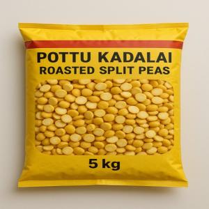 Pottu Kadalai - 5 Kg | Roasted Split Peas - 5 Kg