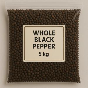 Whole Black Pepper 5 Kg