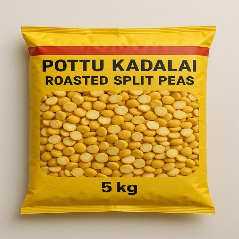 Pottu Kadalai - 5 Kg | Roasted Split Peas - 5 Kg