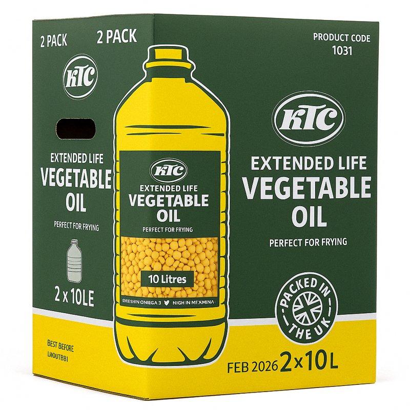 KTC vegetable oil 2 x 10 Lt.