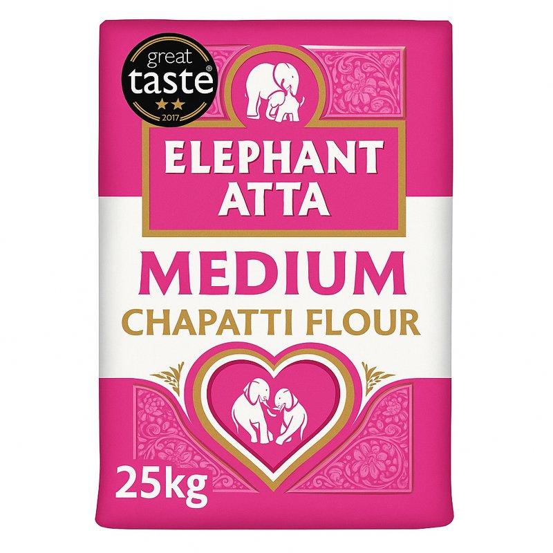 Elephant Atta medium Chapatti  Flour - 25 Kg